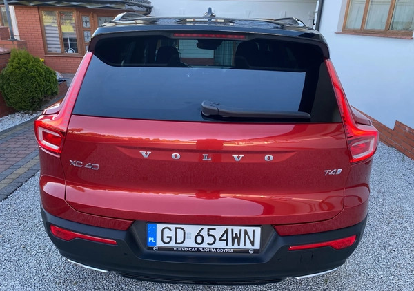 Volvo XC 40 cena 148000 przebieg: 61638, rok produkcji 2020 z Osiek małe 596